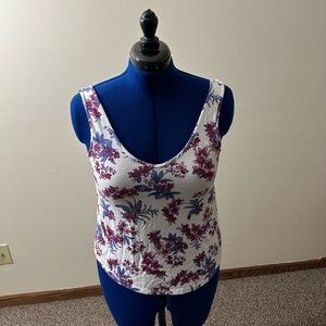 Soft and Sexy Floral Crop Top
